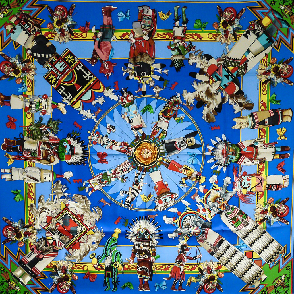 hermes kachinas scarf