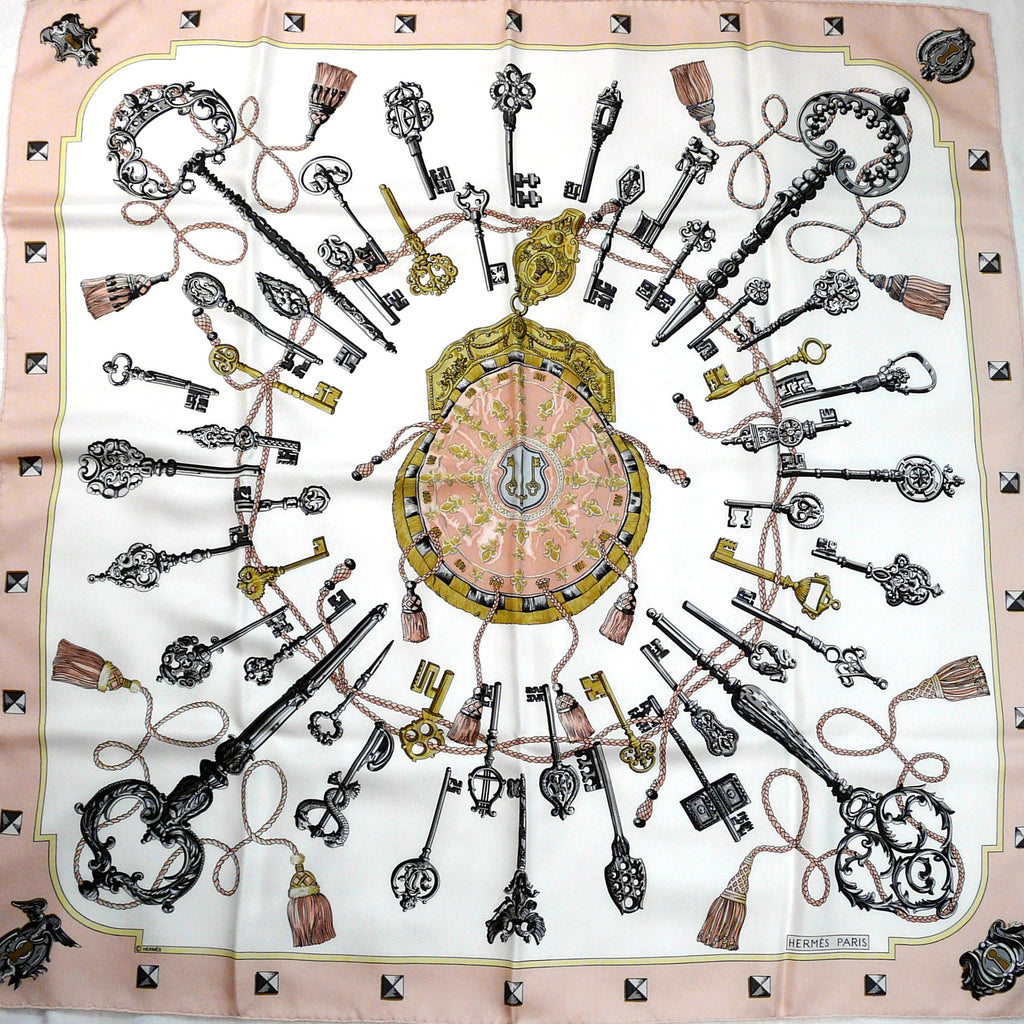 hermes key scarf