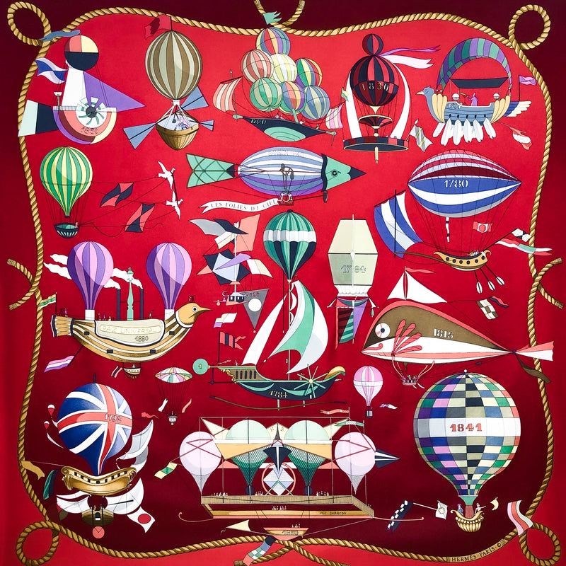 hermes balloon scarf