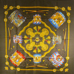 hermes les tambours scarf