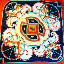 hermes washington's carriage scarf