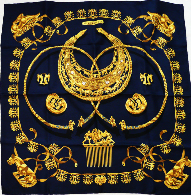 hermes chain scarf