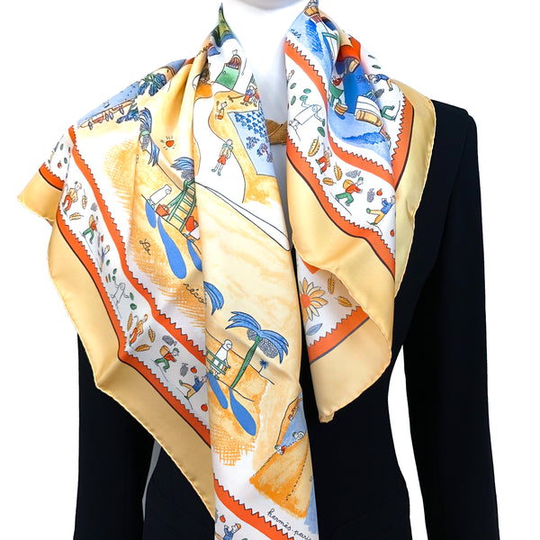 Vintage Hermes Silk Tie 5143 HA Penguins – Carre de Paris