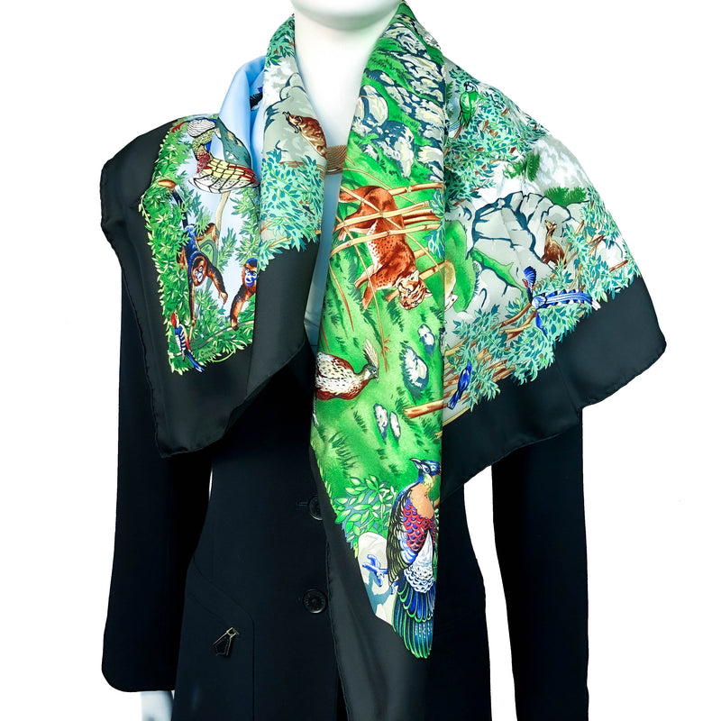 hermes 90cm silk scarf