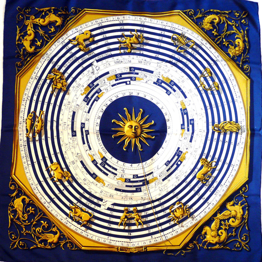 Hermes Silk Scarf Astrologie Dies et 