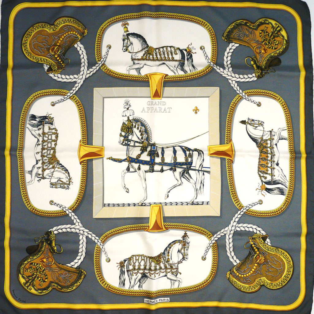 hermes grand apparat scarf