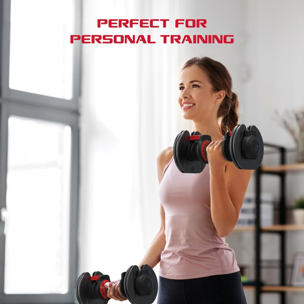 FitRx Adjustable Dumbbell 5 LBS - 52.5 LBS