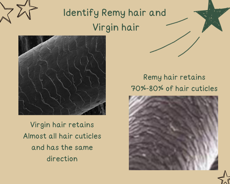 How to distinguish remy har and virgin hair