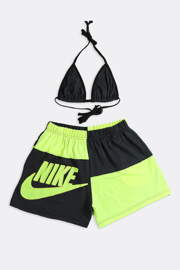 Rework Nike Patchwork Tee Shorts Set - S – Frankie Collective