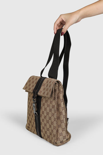 Brown Louis Vuitton Monogram Mini Lin Danube Crossbody Bag – Designer  Revival
