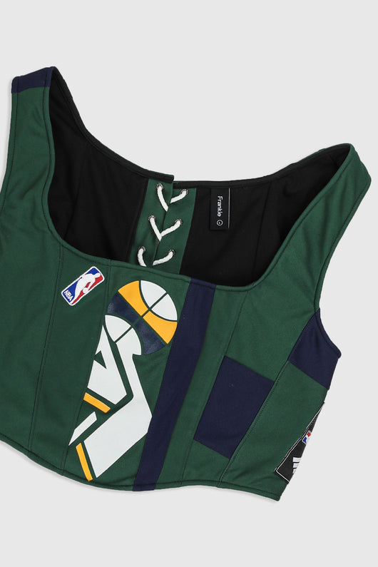 Rework Utah Jazz NBA Jersey Corset - L – Frankie Collective