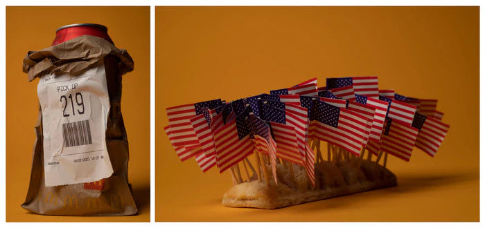 Apple Pie and a Bud, Mark Zimmerman, 2024, inkjet print, 20 x 30 in. / 50.8 x 76.2 cm.