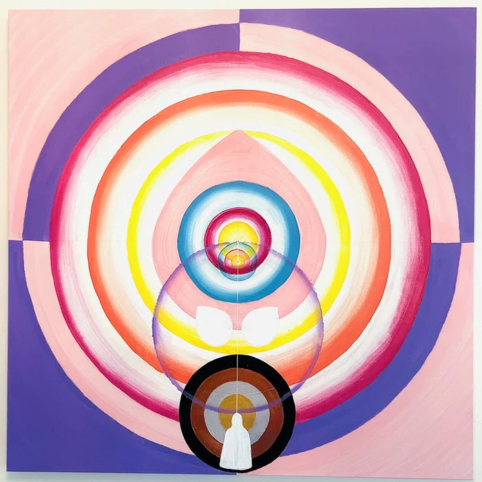 Journey of Elevation, Monika Kalra, 2024, limited giclee print, 36 x 36 in. / 91.44 x 91.44 cm.