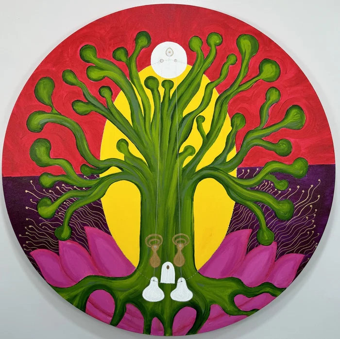 We Were So We Will Be, Monika Kalra, 2024, limited giclee print, 36 x 36 in. / 91.44 x 91.44 cm.