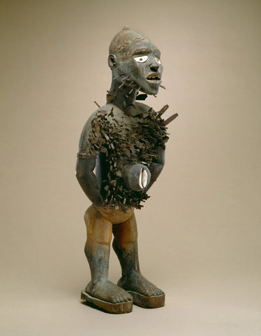 Power Figure (Nkisi Nkondi) (late 19th century) Kongo peoples