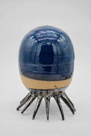 Keep Out, Cora Olson, 2023, ceramics, 14 x 7.5 x 7.5 in. / 35.56 x 19.05 x 19.05 cm.