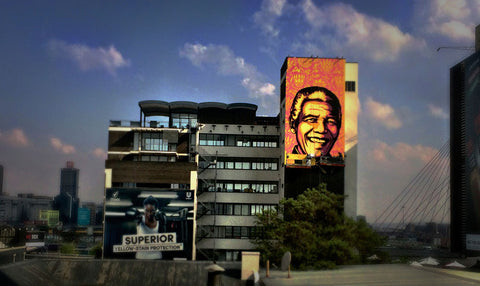 "Nelson Mandela" by Shepard Fairey (2014)