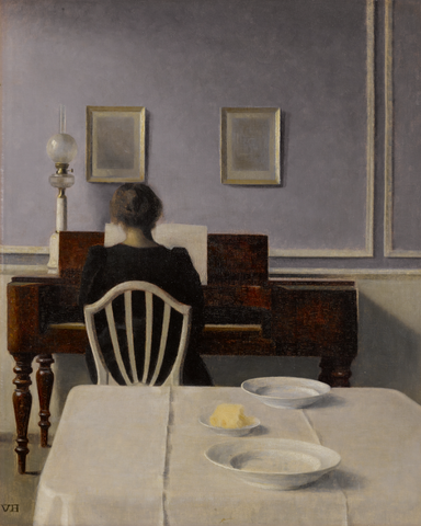 Interior with a Woman at the Piano
