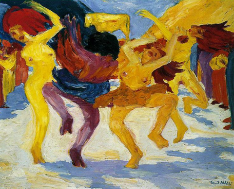 "Dance Around the Golden Calf" (1910) by Emil Nolde