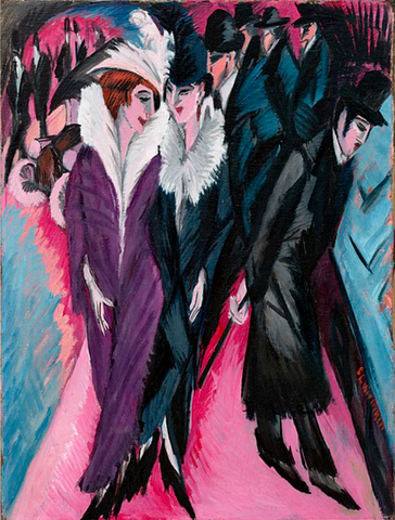 "Street, Berlin" (1913) by Ernst Ludwig Kirchner