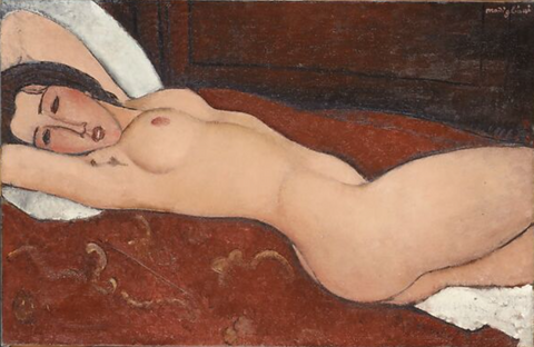 "Reclining Nude" (1919) by Amedeo Modigliani