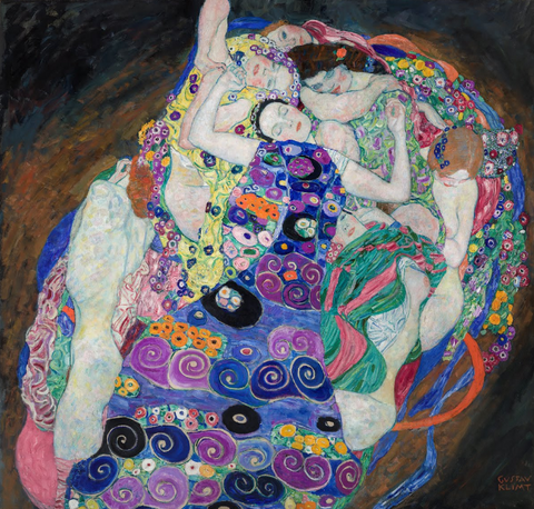 the virgin (1913) by Gustav Klimt