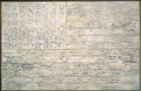 White Flag Jasper Johns American  1955  On view at The Met Fifth Avenue in Gallery 920