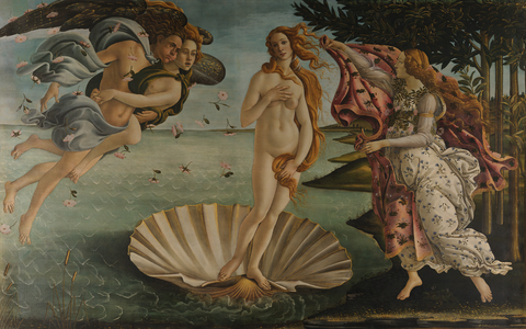 The birth of Venus Sandro Botticelli1483 - 1485