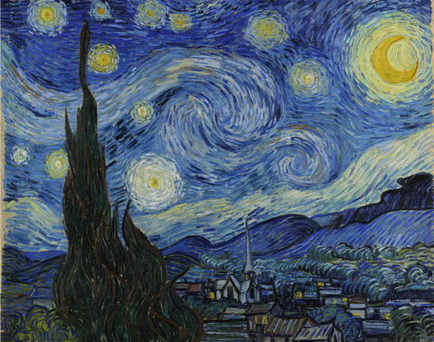 Vincent van Gogh (1889) The Starry Night