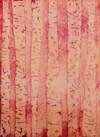 September Grove, Ava Reynolds, 2022, intaglio print, 12 x 9 in. / 30.48 x 22.86 cm.