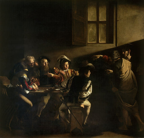 Michelangelo Merisi da Caravaggio's "The Calling of Saint Matthew"