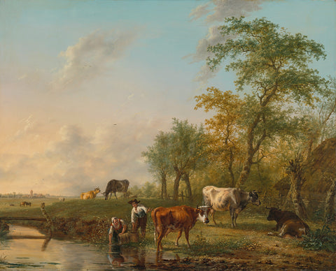 Title:Landscape with Cattle. Date: 1804. Institution:Rijksmuseum. Provider: Rijksmuseum. Providing Country: Netherlands. 
