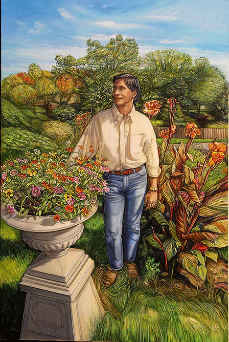 Midsummer Serenade, Karen Khan, 2021, acrylic, 36 x 24 in. / 91.44 x 60.96 cm.