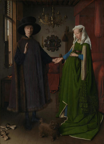  Jan van Eyck's "The Arnolfini Portrait" (1434, National Gallery, London) 