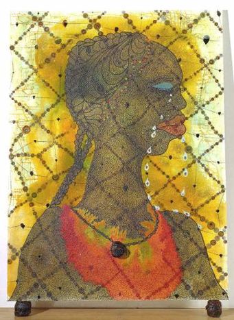 No Woman, No Cry (1998) by Chris Ofili