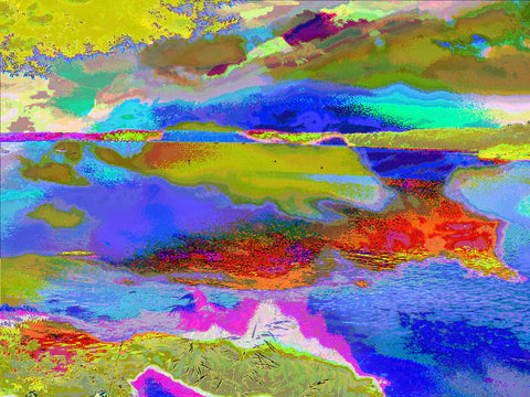 Rolling Cloud, Marty Quinn, 2010, textured fine art print, 24 x 32 in. / 60.96 x 81.28 cm.