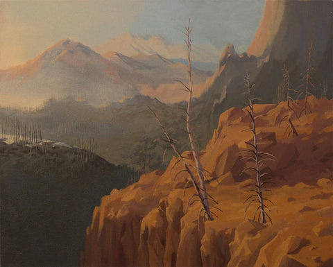 Stand, Robert Mullenix, 2023, oil on canvas, 16 x 20 in. / 40.64 x 50.8 cm.