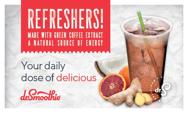 Dr. Smoothie Blood Orange Coconut Ginger Refreshers