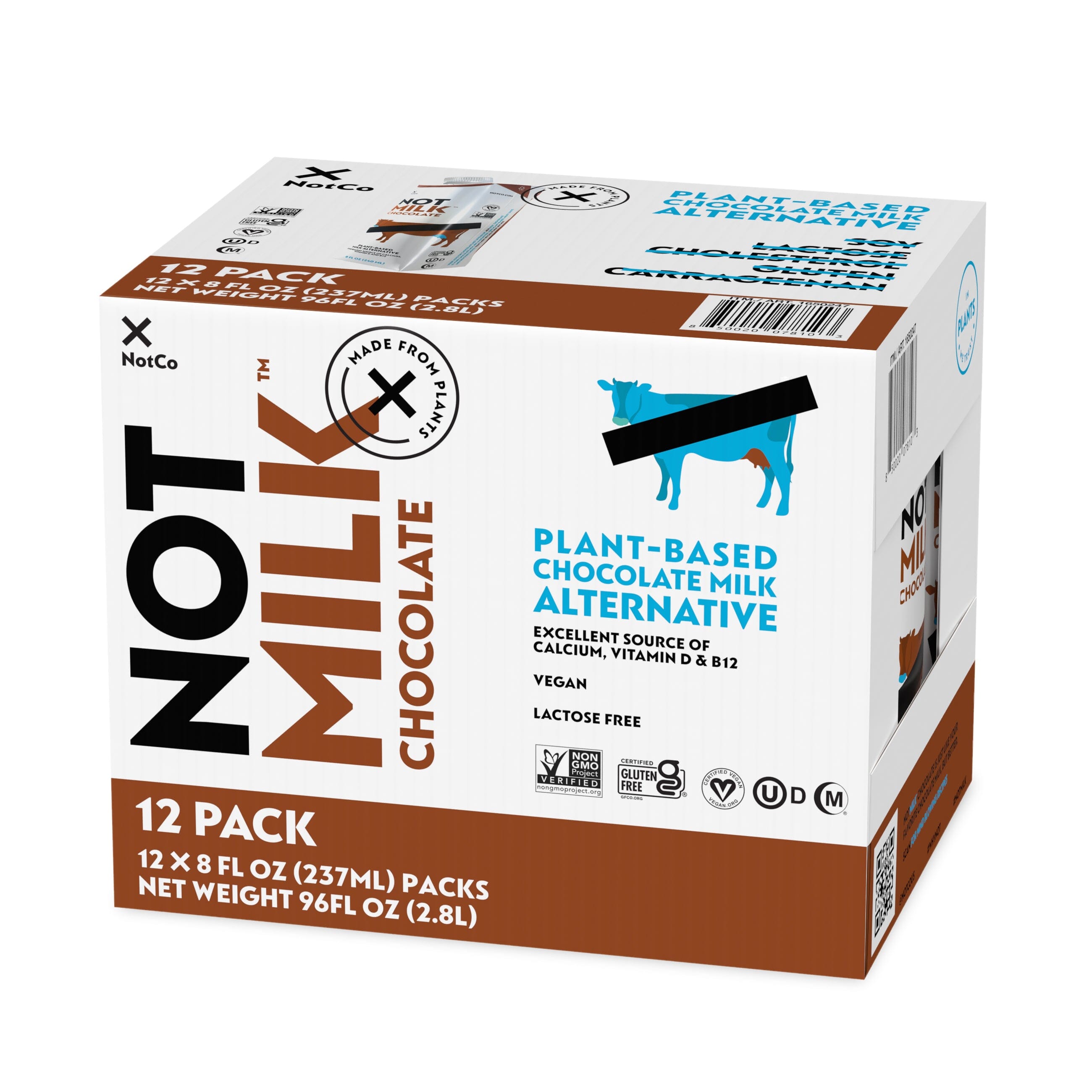 NotMilk Chocolate Milk, Single-Serve 8oz Cartons