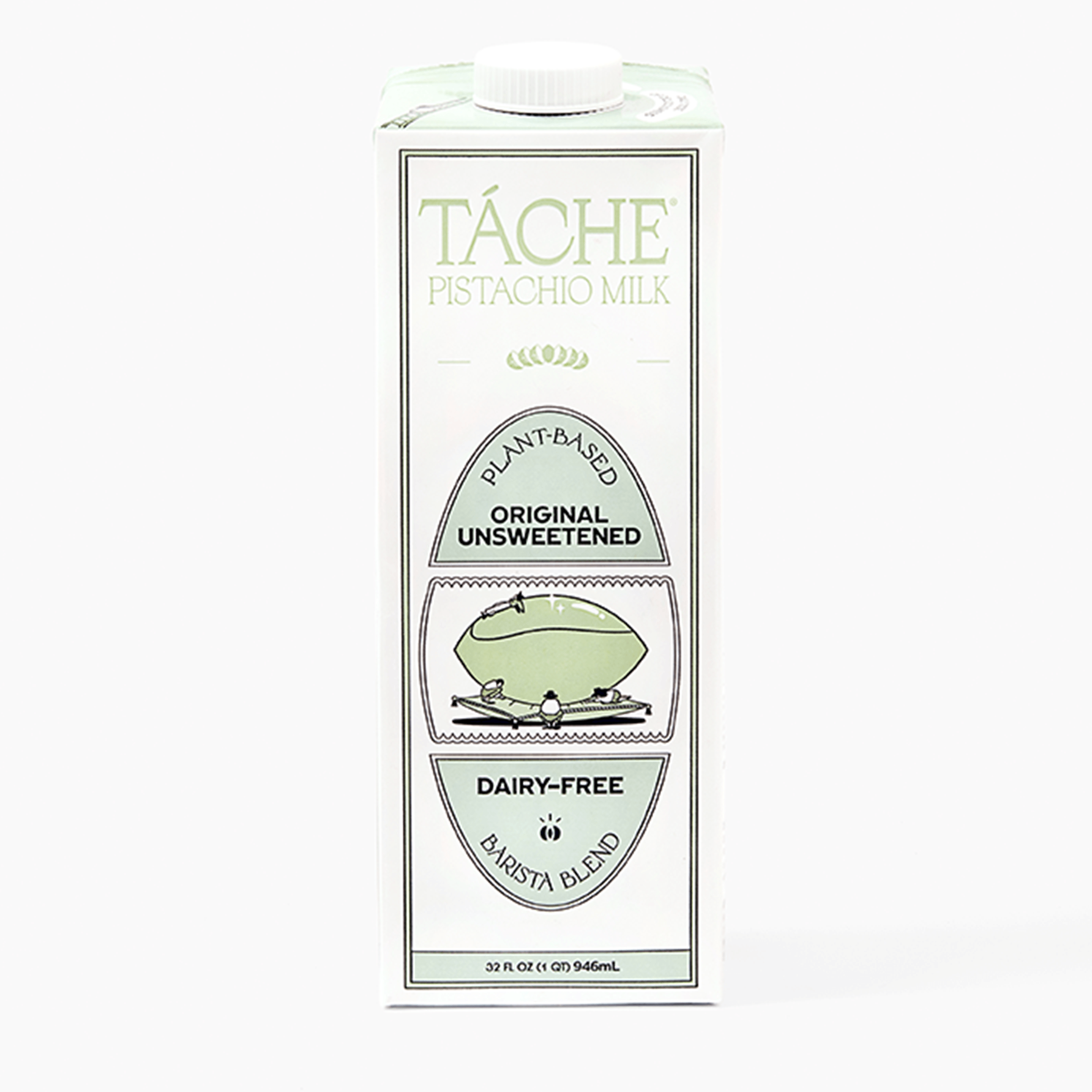 TÃ¡che Unsweetened Barista Edition Pistachio Nut Milk - 12 Cartons