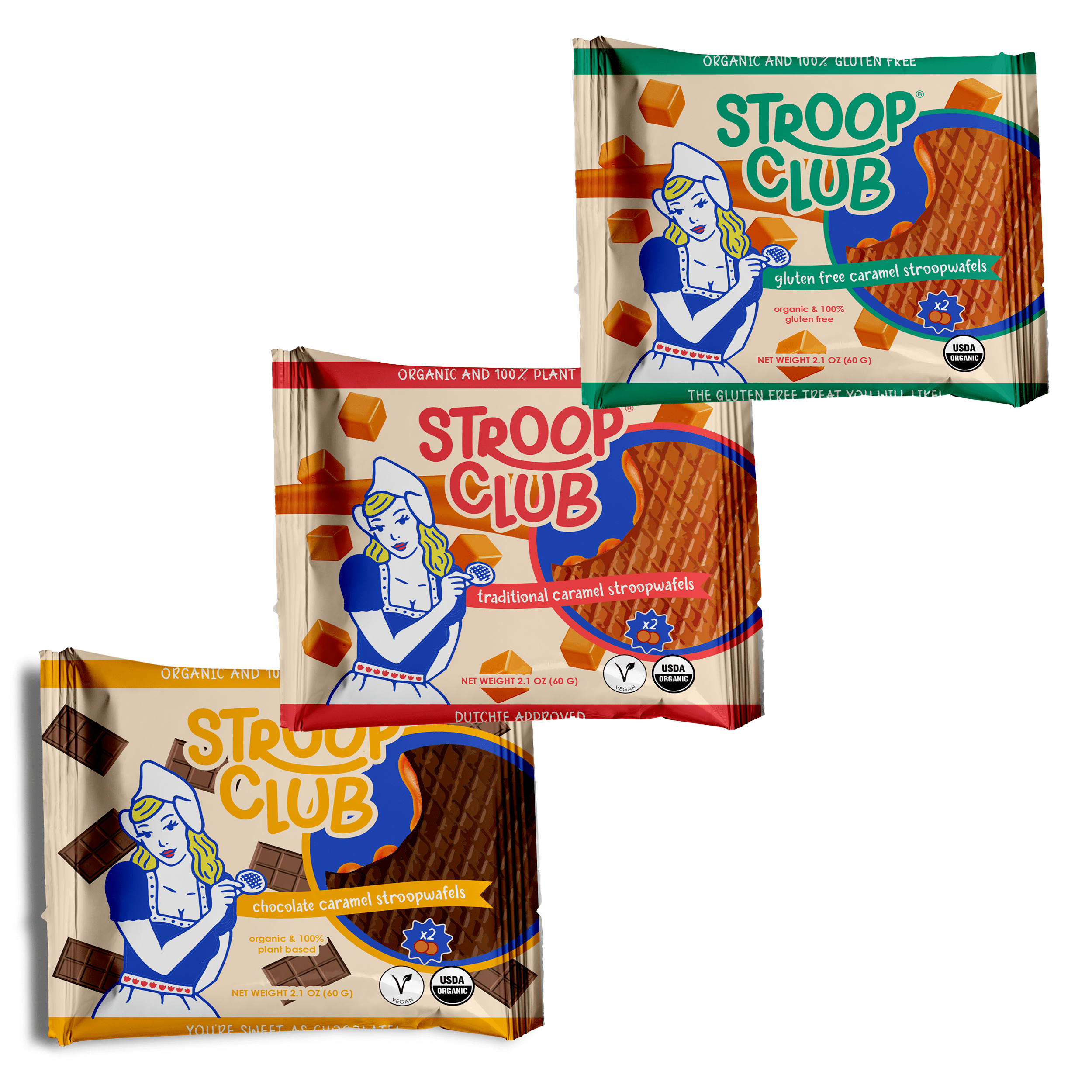 Stroop Club Stroopwafels Mixed Case - 3 Count