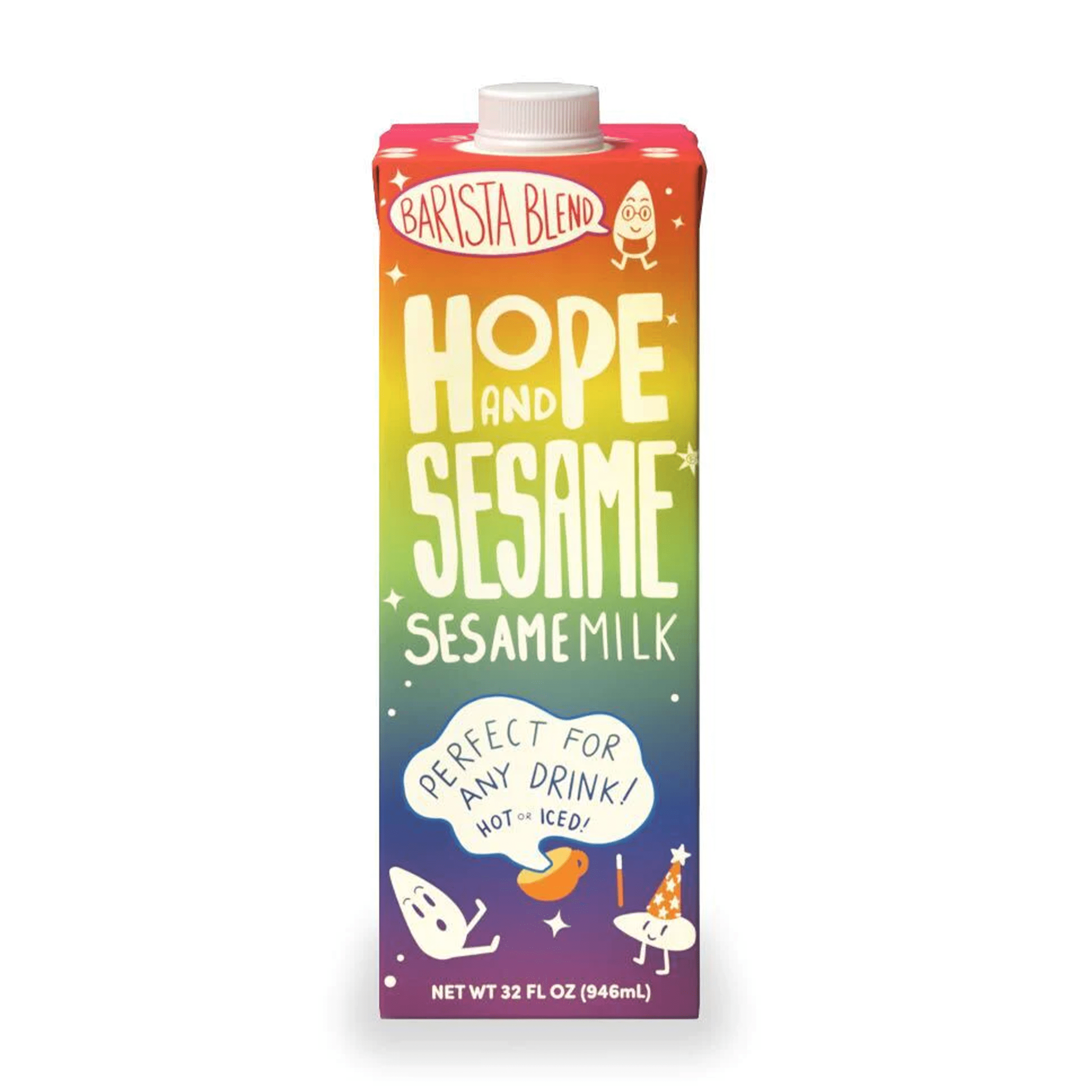 HOPE AND SESAME BARISTA BLEND SESAME MILK 32OZ - 24 Cartons