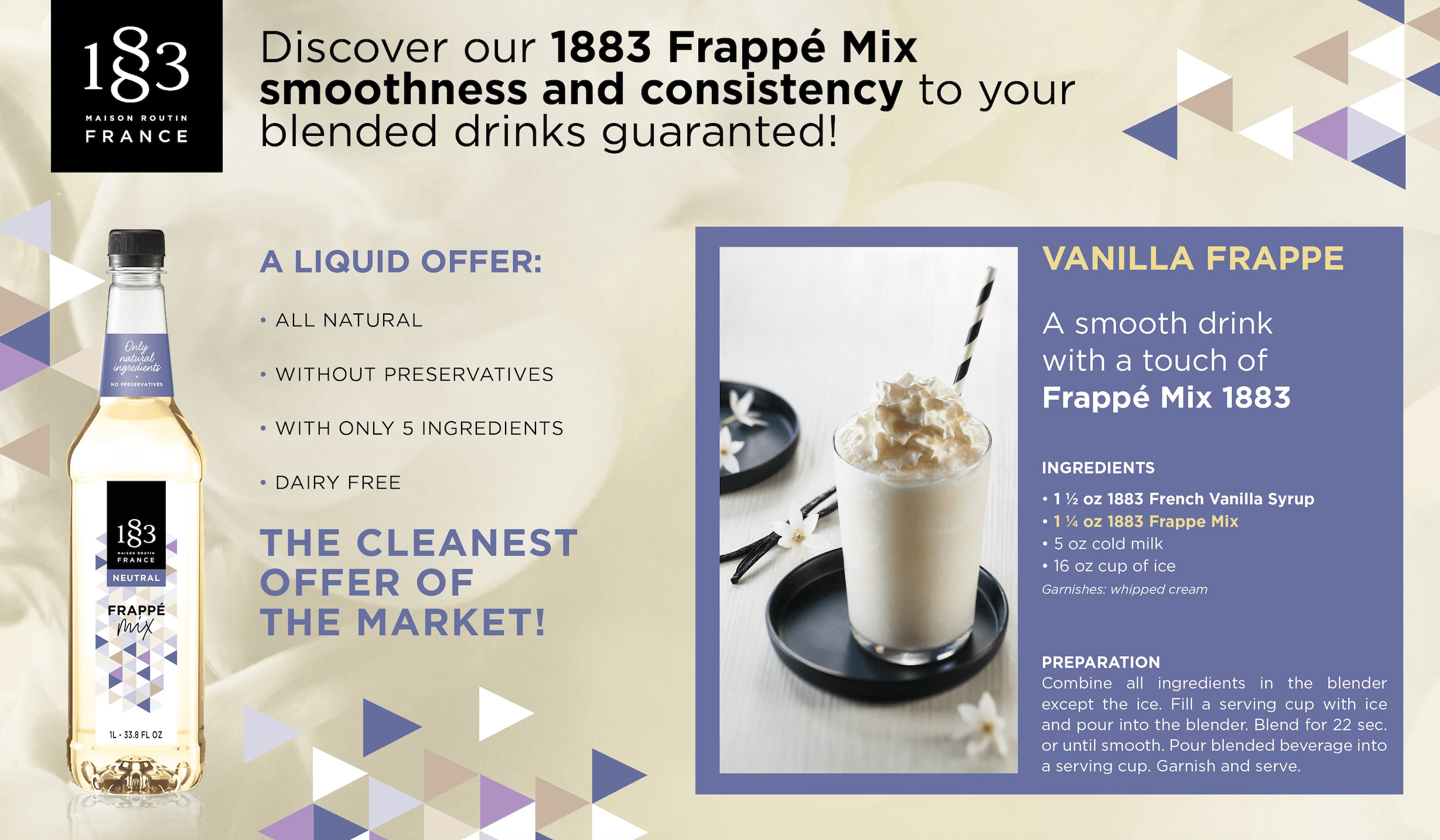 Routin 1883 Frappe Mix Syrup