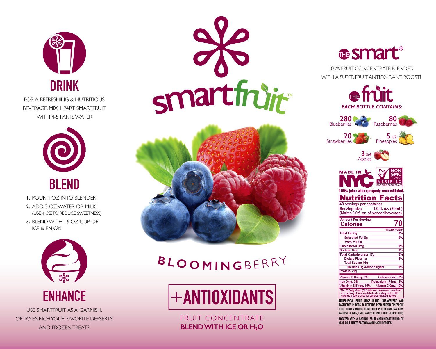 Smartfruit Blooming Berry Puree