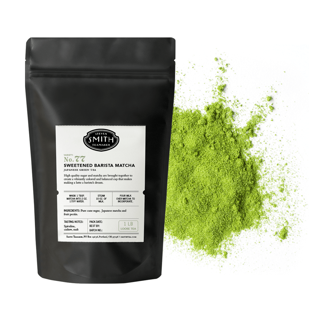 Smith Teamaker Sweetened Barista Matcha - 1lb Bag