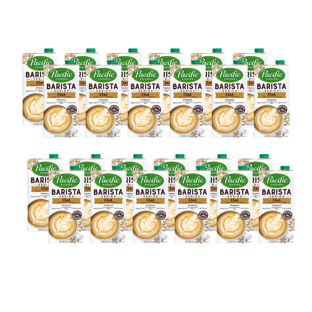 Pacific Foods Barista Series Oat Milk - 2 cases of 12, 32oz cartons (24 cartons)