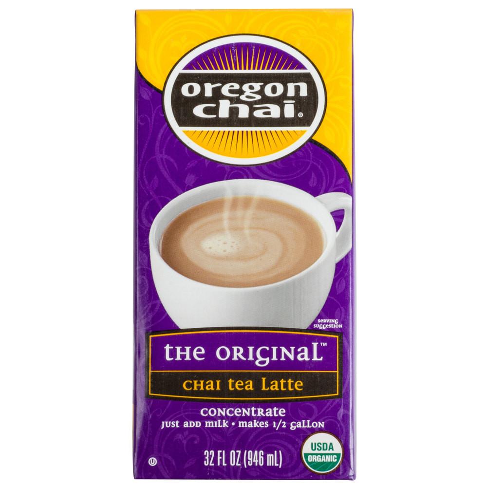 Oregon Chai 1:1 The Original Chai Tea Latte 32oz Carton