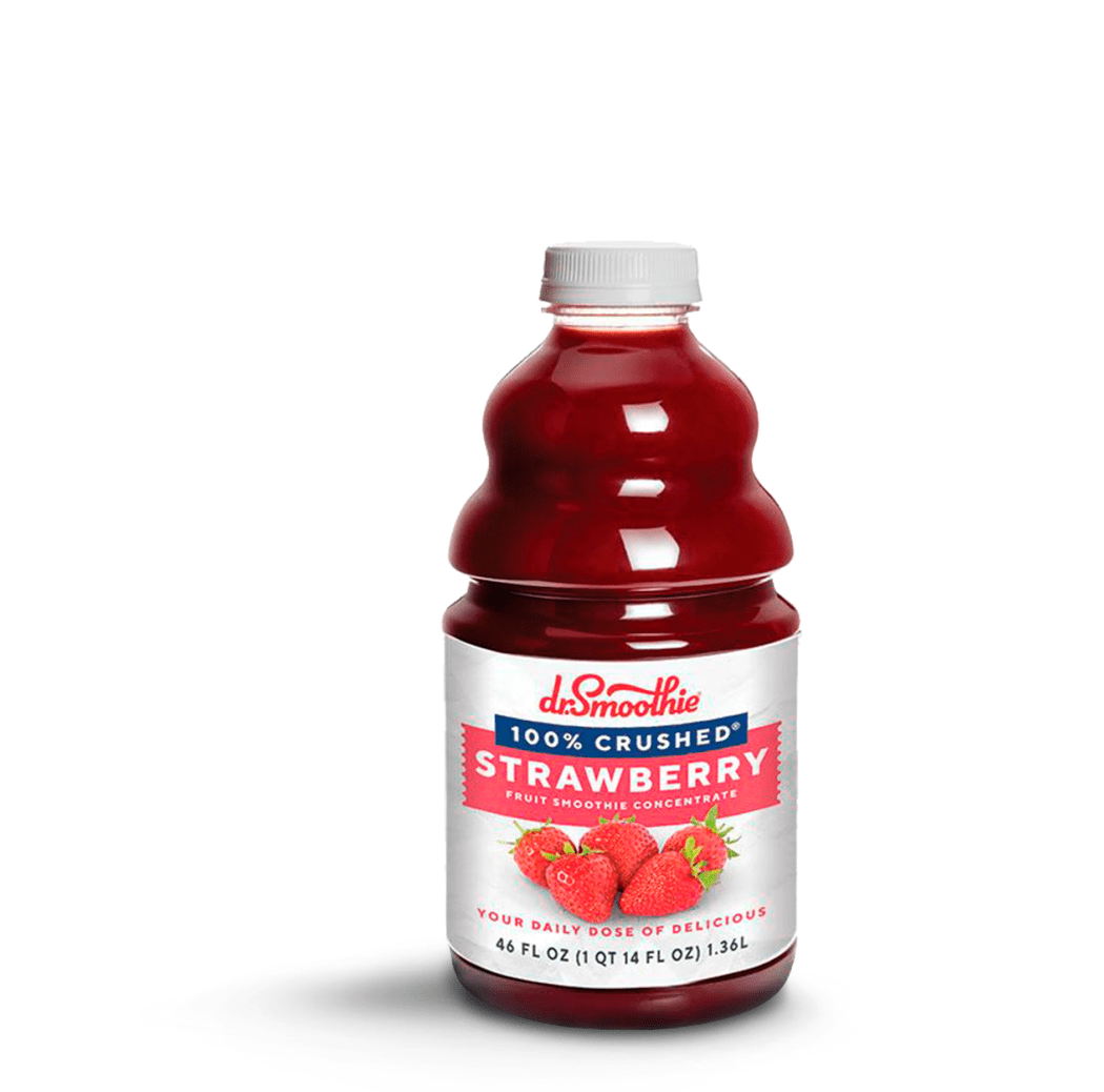 Dr. Smoothie 100% Crushed Strawberry Fruit Smoothie Concentrate