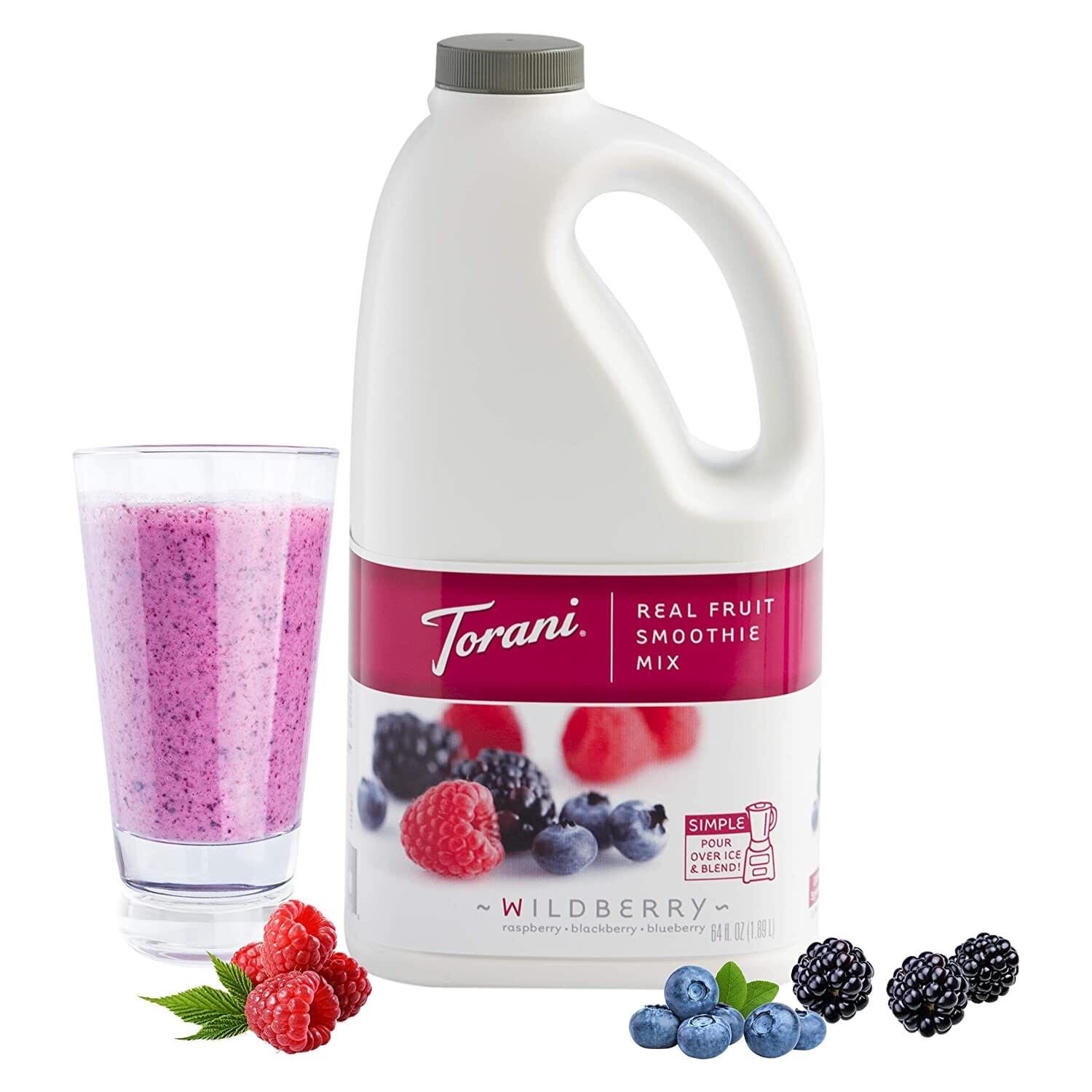 Torani Real Fruit Smoothies - Mixed Case of 6