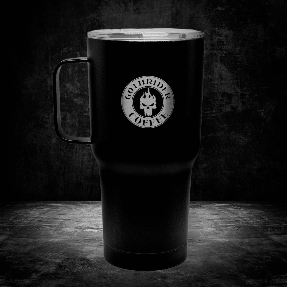 GothRider Coffee Laser Etched Tumbler - GothRider Brand product image